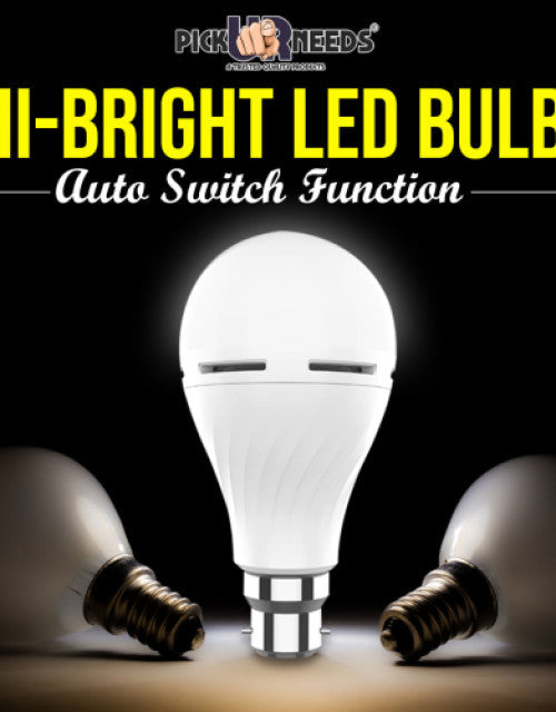 Rechargeable LED Inverter AC/DC Bulb 12W B22 D 4 hrs Bulb Emergency Light
